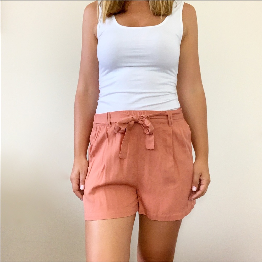 'Campo' Twill Tie Front Shorts - Picture 6 of 6